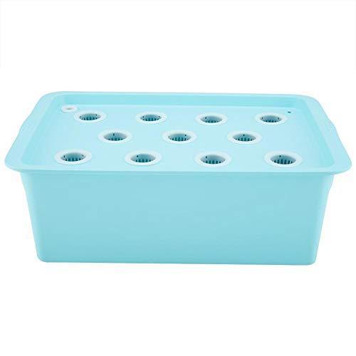 NITRIP 水耕栽培キット 10L 11穴水耕栽培システム 屋内栽培 水耕培養(110V-青) 