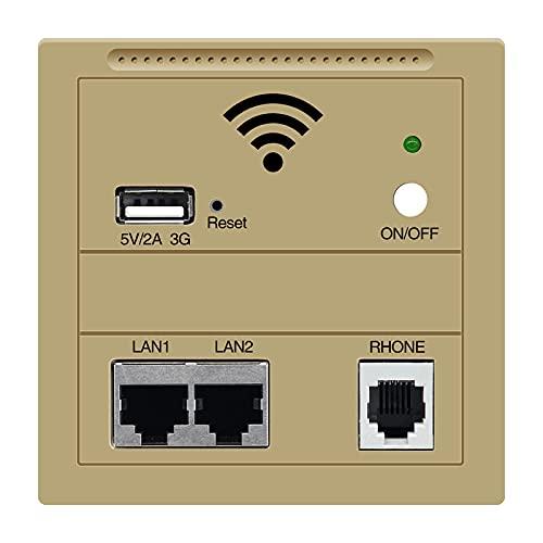 壁埋め込み式Wi-Fiルーター LAN 300Mbps