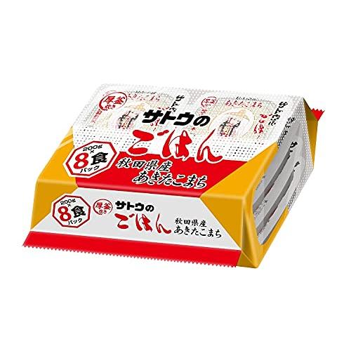 サトウ食品 サトウのごはん 秋田県産あきたこまち 200g×8食パック aB09F5CHK2B20221201GUAストア 通販