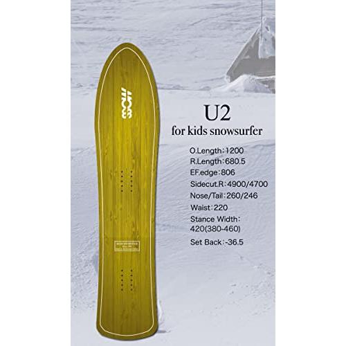 moss Snowstick U2 120cm キッズ ジュニア パウダーボード