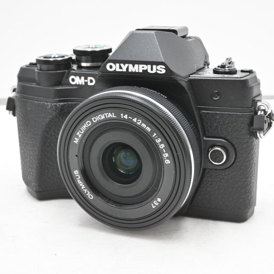 OLYMPUS ミラーレス一眼 OM-D E-M10 MarkIII EZダブルズームキット ブラックの画像