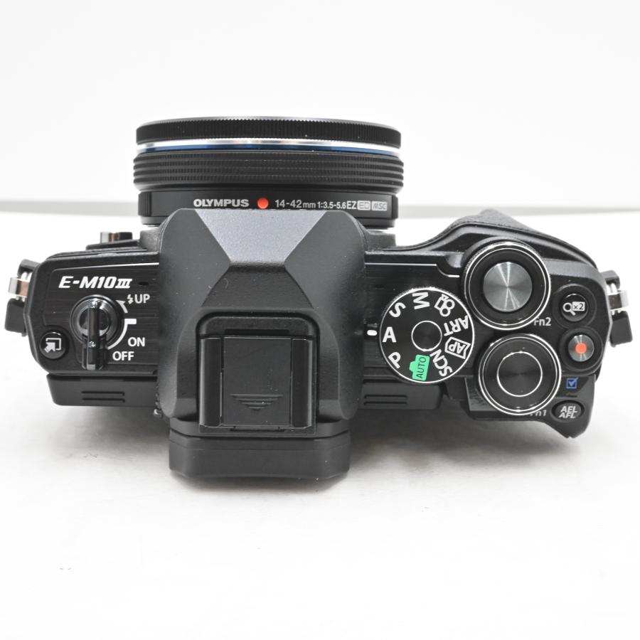 OLYMPUS ミラーレス一眼 OM-D E-M10 MarkIII EZダブルズームキット ブラックの画像