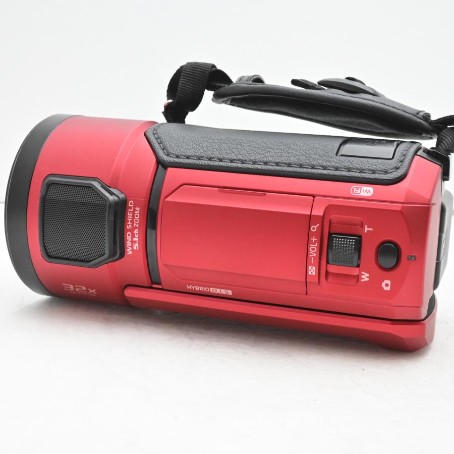 美品パナソニック 4K ビデオカメラ VX1M 64GB あとから補正 レッド HC