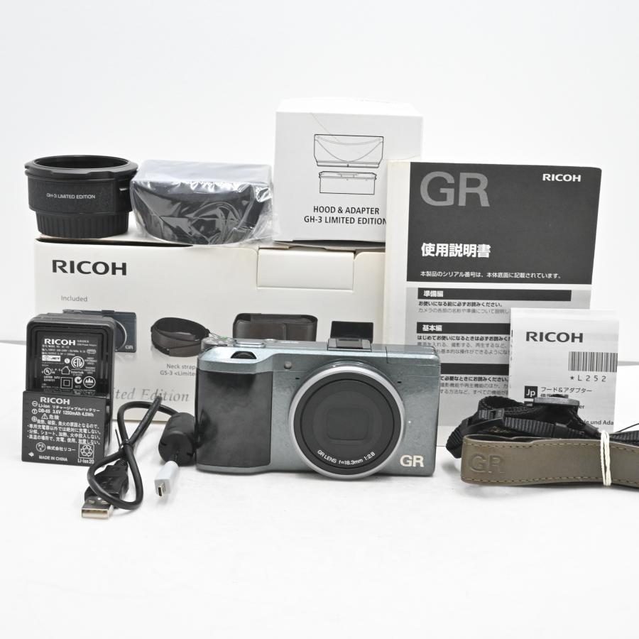 ショット数『2221』RICOH デジタルカメラ GR Limited Edition 全