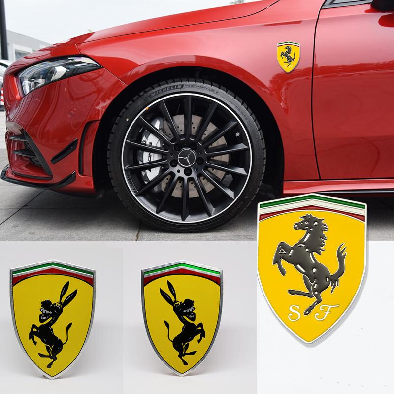 Ferrari 新品 フェラーリ/ メタルエンブレム モンディアル : グッド 