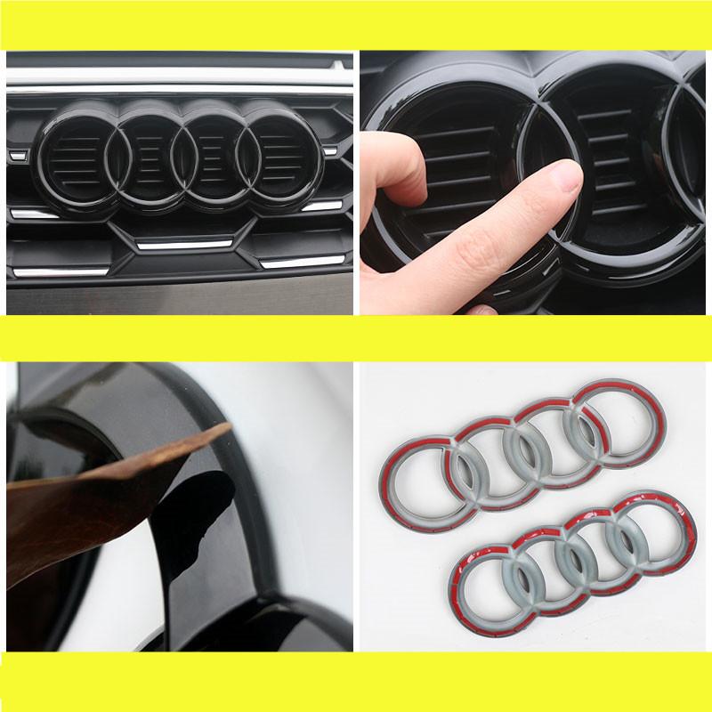 Audi アウディ フロントグリル リア エンブレム セット//A4 A6 Audi アウディ フロントグリル リア エンブレム セット//A4 A6