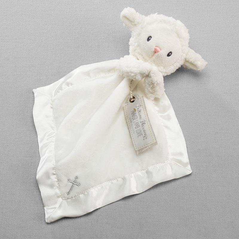 【販売終了】 ベビーアスペン　セキュリティ ブランケット　シープ BABY ASPEN (ベビーシャワー 出産祝い 安心毛布 ぬいぐるみ付き ) | Baby Aspen | 01