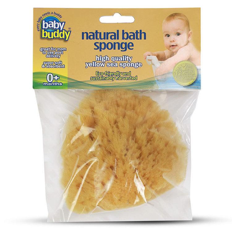 ベビースポンジ ボディスポンジ 子供 Baby Buddy ベビーバディ ナチュラル バススポンジ Yellow Sea(ソフト) CON