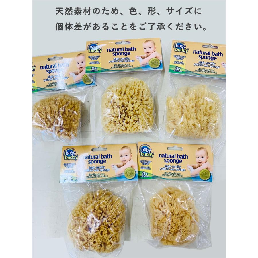 【販売終了】 ベビースポンジ ボディスポンジ 子供 Baby Buddy ベビーバディ ナチュラル バススポンジ Yellow Sea(ソフト) | Baby Buddy | 03