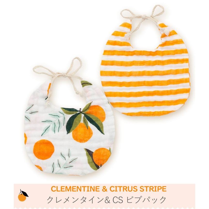 【販売終了】CLEMENTINE KIDS クレメンタインキッズ モスリン ビブ 2枚セット （ よだれかけ ビブセット スタイセット おしゃれ かわいい 出産祝） | CLEMENTINE KIDS | 04