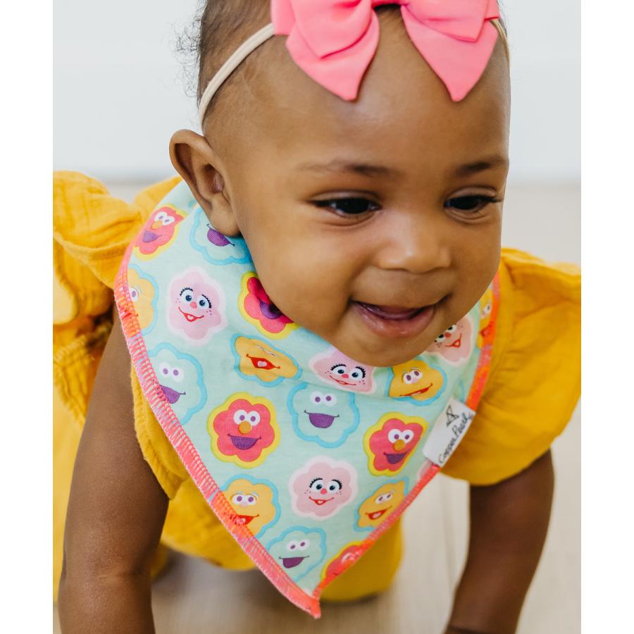 【販売終了】セサミストリート スタイ 防水 スナップボタン Copper Pearl コッパーパール バンダナスタイ 4枚セット 正規品 | Copper Pearl | 12