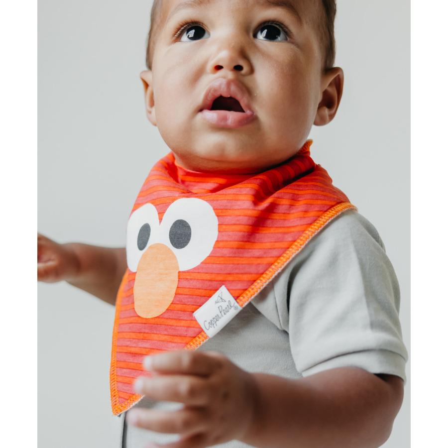 【販売終了】セサミストリート スタイ 防水 スナップボタン Copper Pearl コッパーパール バンダナスタイ 4枚セット 正規品 | Copper Pearl | 04