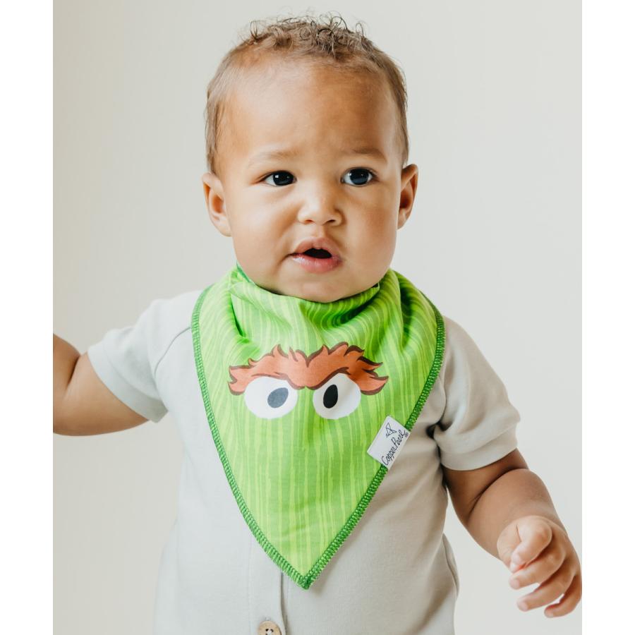 【販売終了】セサミストリート スタイ 防水 スナップボタン Copper Pearl コッパーパール バンダナスタイ 4枚セット 正規品 | Copper Pearl | 05