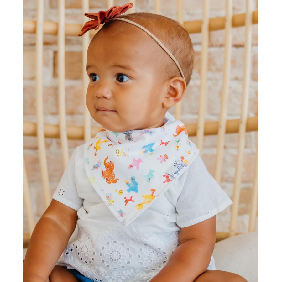 【販売終了】セサミストリート スタイ 防水 スナップボタン Copper Pearl コッパーパール バンダナスタイ 4枚セット 正規品 | Copper Pearl | 09