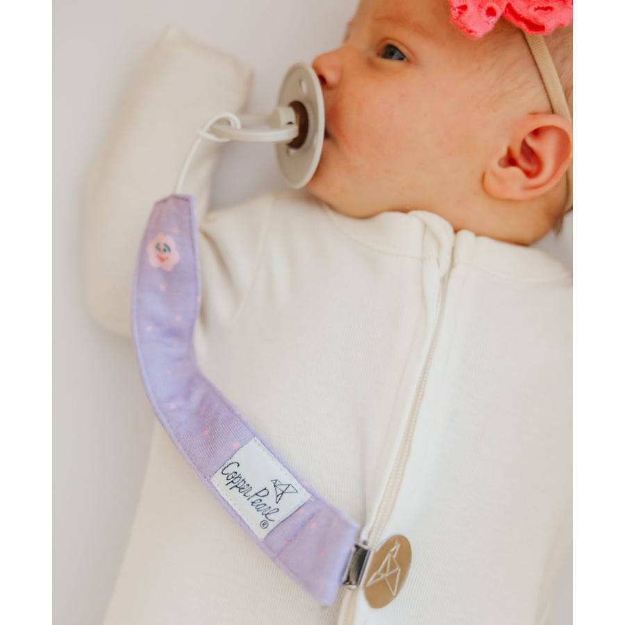 【販売終了】セサミストリート おしゃぶりホルダー 赤ちゃん Copper Pearl コッパーパール ビンキー クリップ ３本セット | Copper Pearl | 08