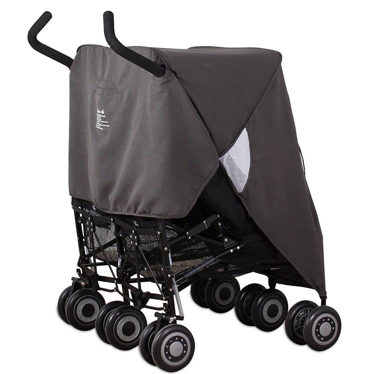【販売終了】koo-di ベビーカーレインカバー 【ダブル】キープ アス ドライ (双子用 年子 二人乗りベビーカー ベビーカーカバー) |  | 03