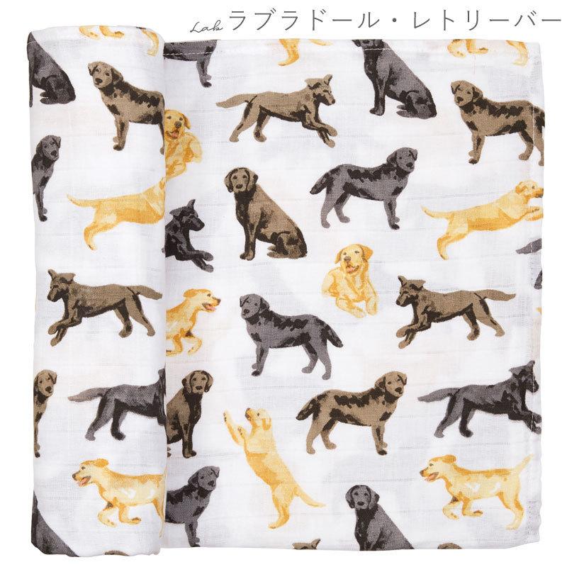 【販売終了】マッドパイ Mud Pie モスリン スワドル ブランケット ( ガーゼ ブランケット 薄手 愛犬 犬柄 おくるみ ギフト ) | Mud Pie | 07