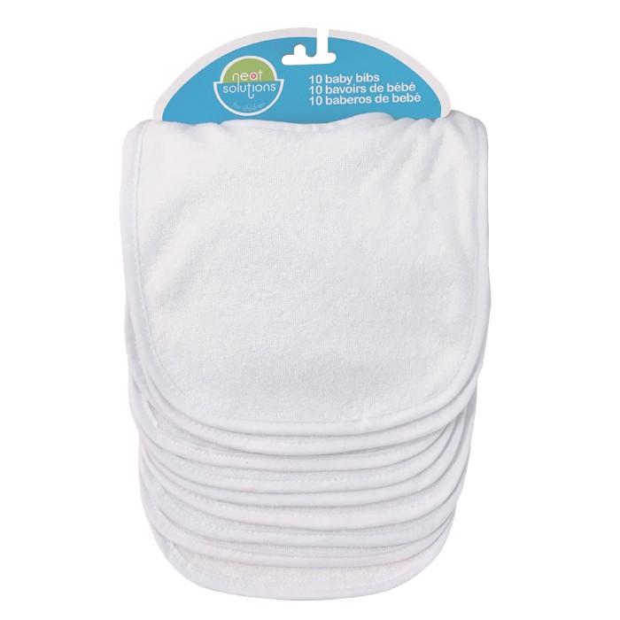 【販売終了】 スタイ よだれかけ 名入れ 無地 neat solutions ニートソリューション 乳児用よだれかけ インファント ビブ 10枚入り | Neat Solutions | 01