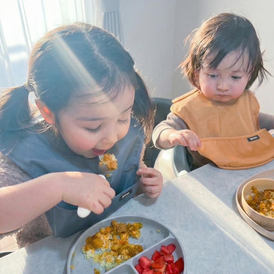 お食事エプロン 保育園 赤ちゃん ベビー panos solid apron パノス ソリッド エプロン 5枚セット お食事スタイ 爆買 |  | 09