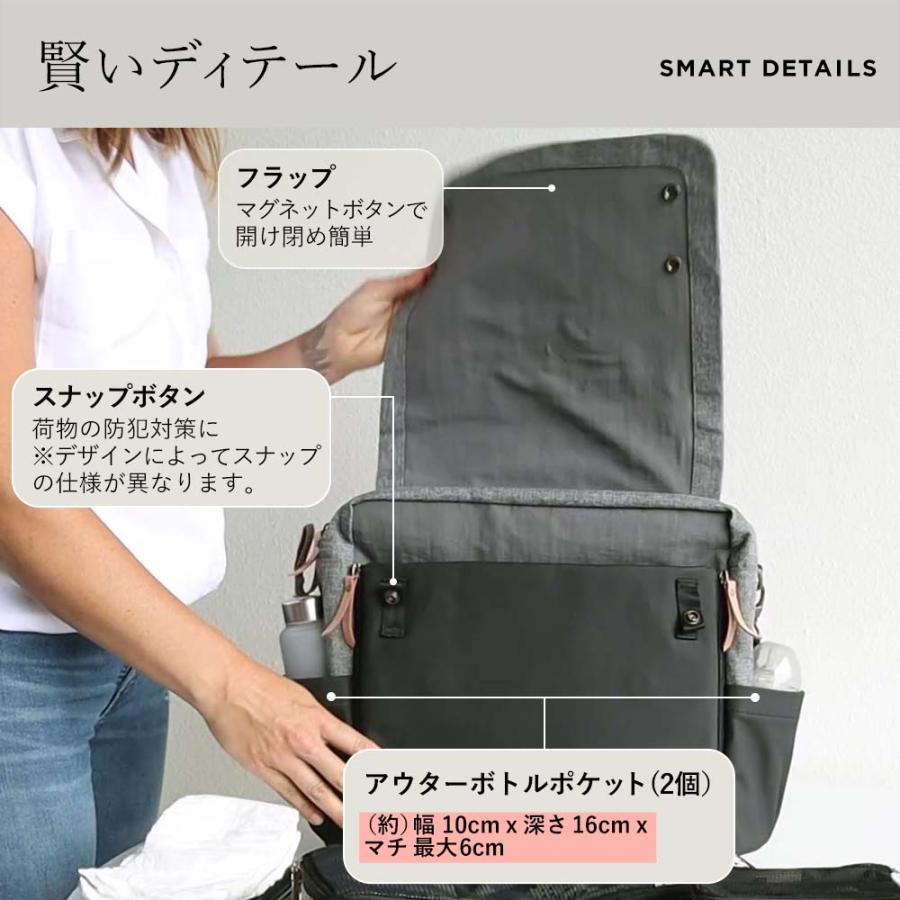 【販売終了】マザーズリュック 大容量 2way Petunia Pickle Bottom ペチュニアピックルボトム ボクシー グラファイト ブラック 爆買 | petunia pickle bottom | 12