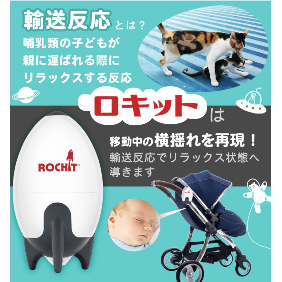 バウンサー 新生児 電動 コンパクト 出産祝い おしゃれ Rockit ロキット USB ポータブル ベビーカー ロッカー :CON-RC-R:コントリビュートショップ!店 通販 ベビーカーフロントカバー Animals 02