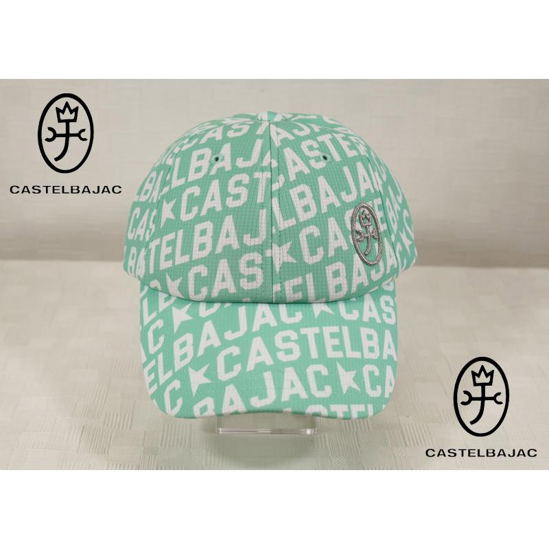 ★２０２４ 春夏 カステルバジャック【*002*】４0％OFF・セオアルファPOPカステルバジャック総柄・KAMON刺繍入りキャップ-ba281 | CASTELBAJAC