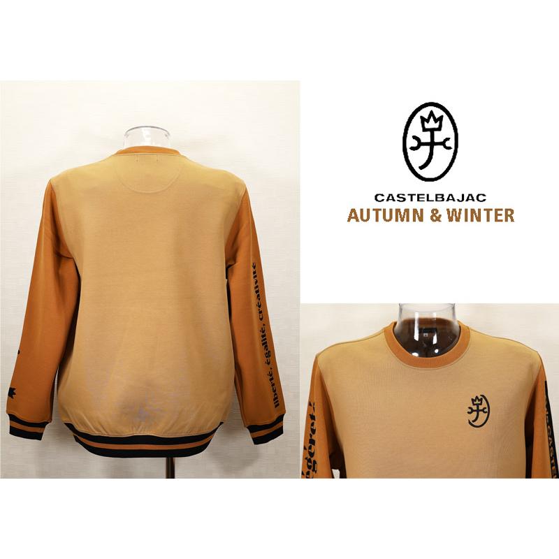 ★２０２４ 秋冬 ・カステルバジャック・50％OFF・【*002*】ボンディング袖ニット・クルーネックトレーナー＜L・LL＞-bb296 | CASTELBAJAC | 03