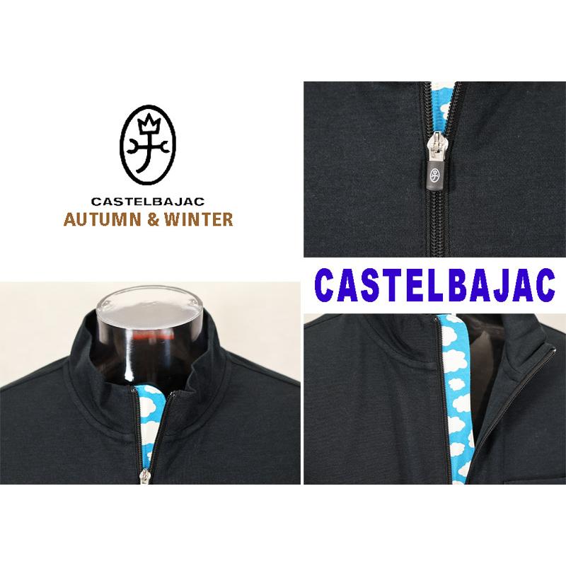 ★２０２４ 秋冬・カステルバジャック・50％OFF【*002*】ジップシャツ・ポケット付き刺繍入り＜Lサイズ・LLサイズ＞-bb475 | CASTELBAJAC | 03