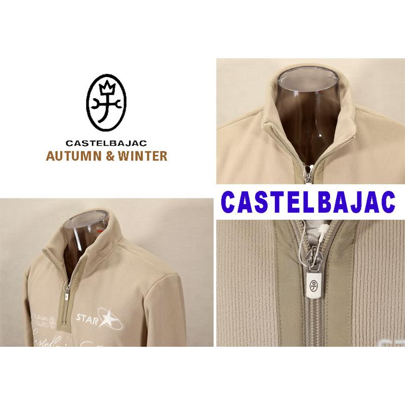 ★２０２４ 秋冬 ・カステルバジャック・50％OFF【*002*】ピケ織ジップアップ・トレーナー・ボンディング＜Mサイズ＞-bb501 | CASTELBAJAC | 02