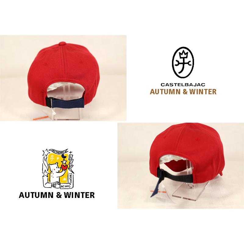 ★２０２４ 秋冬 カステルバジャック30％OFF【*002*】立体ロゴ刺繍入りキャップ-bb543 | CASTELBAJAC | 03