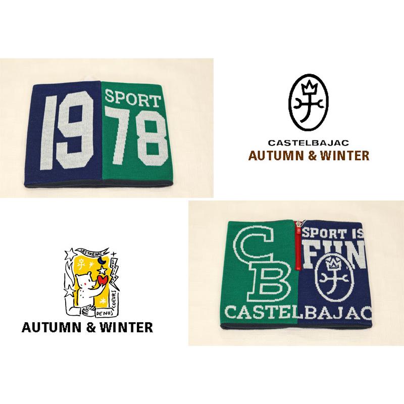 ★２０２４ 秋冬 カステルバジャック30％OFF【*002*】ニット・ネックウォーマー　ハーフジップ仕様（裏地フリース使用）-bb550 | CASTELBAJAC | 02