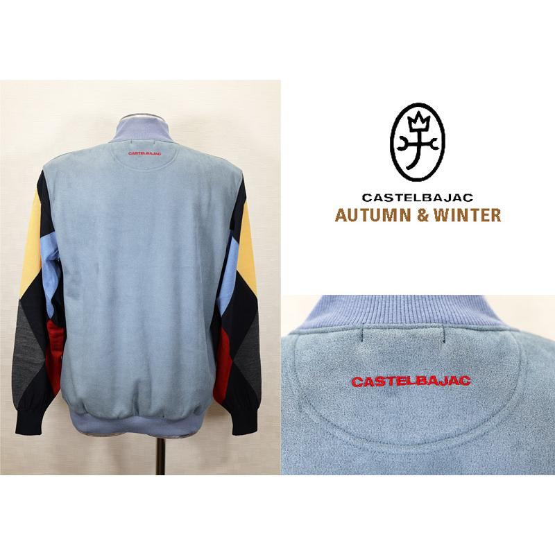 カステルバジャック【2023秋冬】60％OFF・ジップアップトレーナー【袖切り替えニット】＜Lサイズ・LLサイズ＞【*002*】-bb99 | CASTELBAJAC | 02