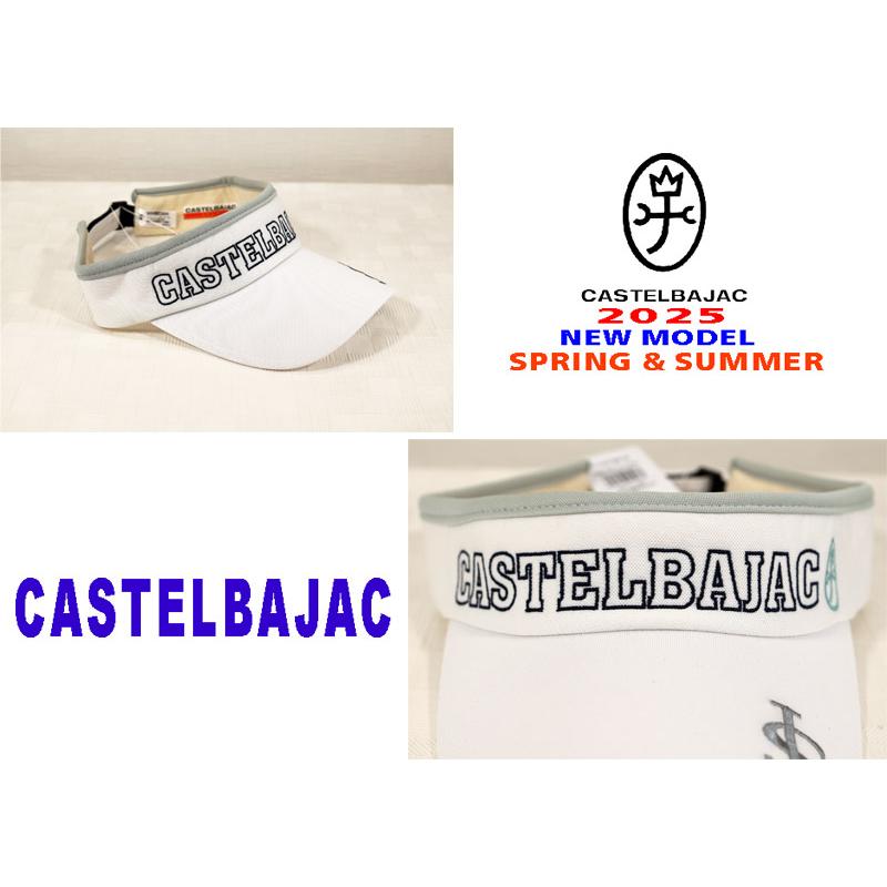 ★２０２５ 春夏 新作 カステルバジャック【*002*】３０%OFF・ロゴ・フロント刺繍入り・KAMON刺繍入り・サンバイザー-bc111 | CASTELBAJAC | 02