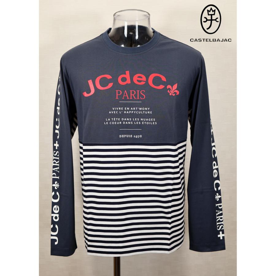 ★２０２５ 春夏 カステルバジャック【25周年*002*】40％OFF 切替長袖 長袖Ｔシャツ＜Lサイズ＞-bc174 | CASTELBAJAC