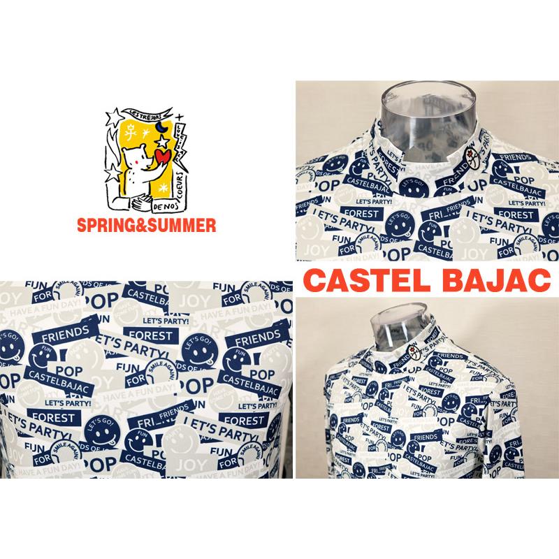 ★２０２５ 春夏 カステルバジャック【25周年*002*】40％OFF 長袖 モックネックＴシャツ コンプレッションTシャツ＜Mサイズ・LLサイズ＞-bc177・bc178 | CASTELBAJAC | 02