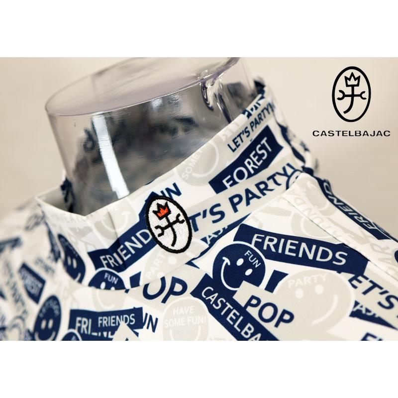 ★２０２５ 春夏 カステルバジャック【25周年*002*】40％OFF 長袖 モックネックＴシャツ コンプレッションTシャツ＜Mサイズ・LLサイズ＞-bc177・bc178 | CASTELBAJAC | 03