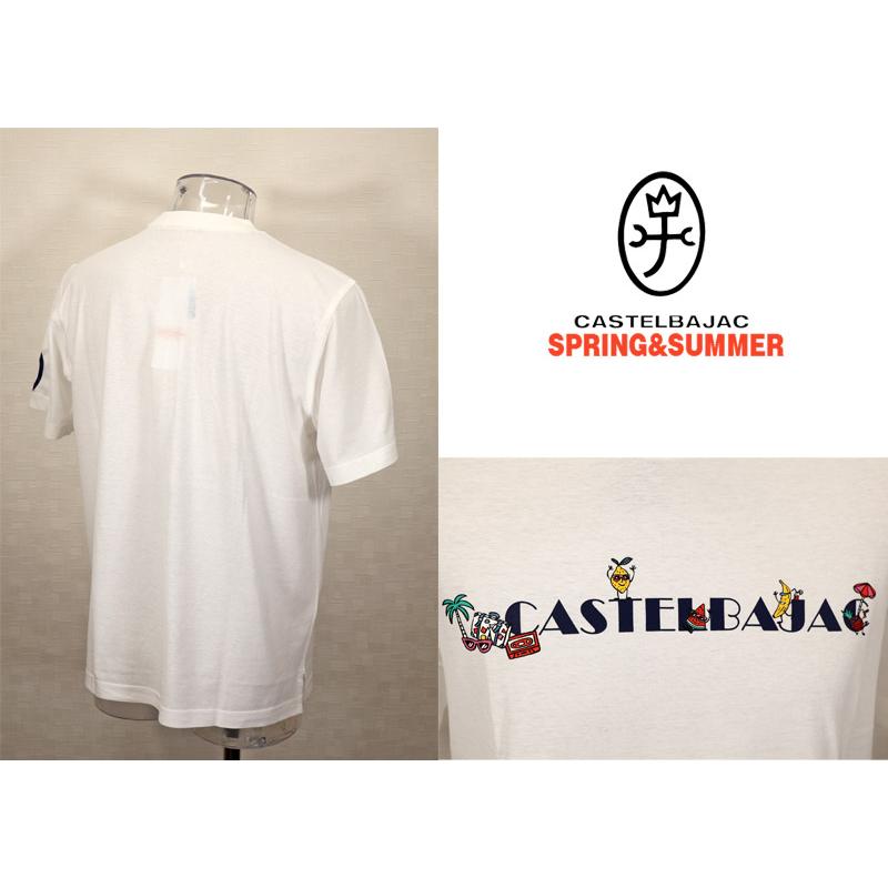 ★２０２５ 春夏【25周年*002*】 40%OFF カステルバジャック・コットンTシャツ＜Mサイズ・Lサイズ・LLサイズ＞-bc210・bc211・bc212 | CASTELBAJAC | 01