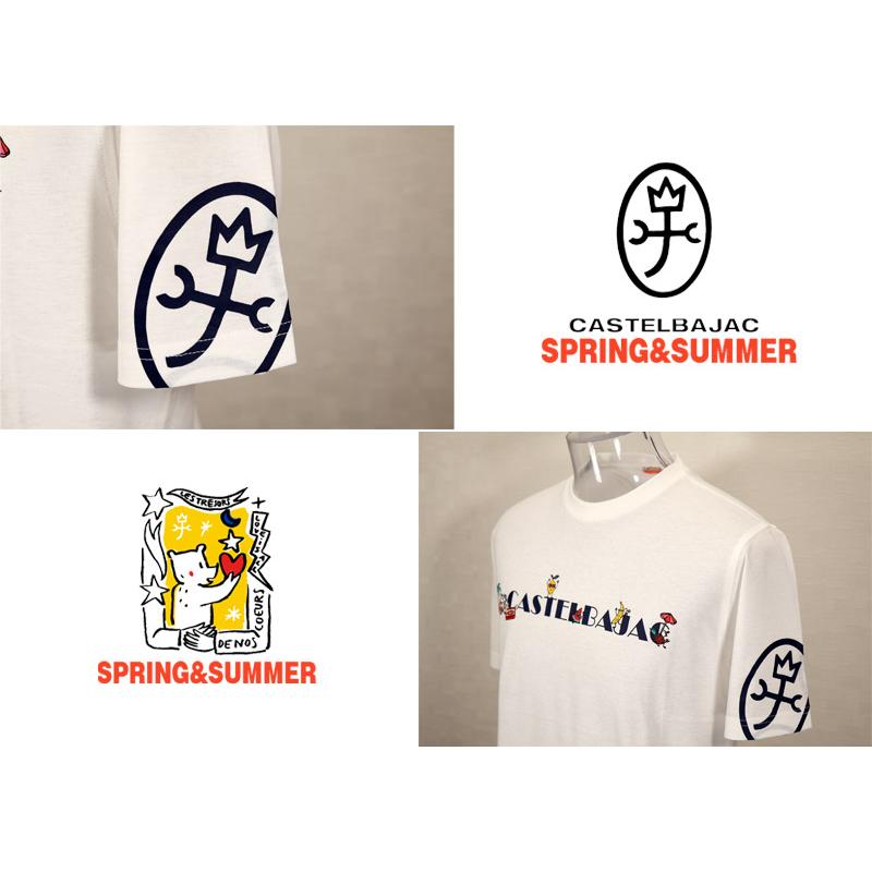 ★２０２５ 春夏【25周年*002*】 40%OFF カステルバジャック・コットンTシャツ＜Mサイズ・Lサイズ・LLサイズ＞-bc210・bc211・bc212 | CASTELBAJAC | 02
