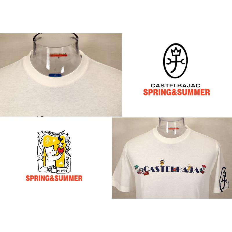 ★２０２５ 春夏【25周年*002*】 40%OFF カステルバジャック・コットンTシャツ＜Mサイズ・Lサイズ・LLサイズ＞-bc210・bc211・bc212 | CASTELBAJAC | 03