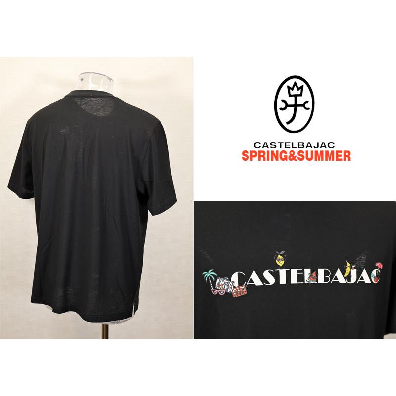 ★２０２５ 春夏【25周年*002*】 40%OFF カステルバジャック・コットンTシャツ＜Lサイズ・LLサイズ＞-bc213・bc214 | CASTELBAJAC | 01
