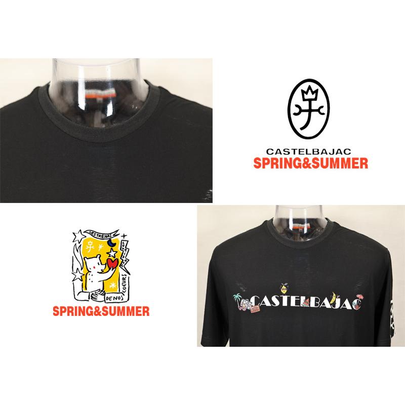 ★２０２５ 春夏【25周年*002*】 40%OFF カステルバジャック・コットンTシャツ＜Lサイズ・LLサイズ＞-bc213・bc214 | CASTELBAJAC | 03