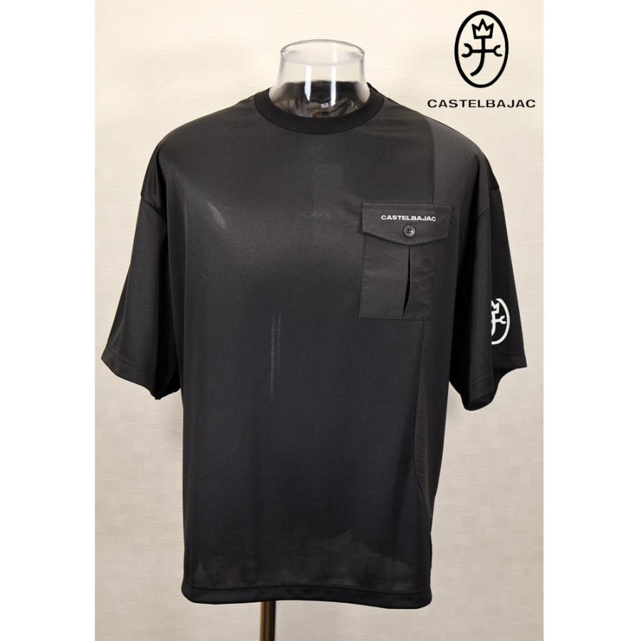 ★２０２５ 春夏【25周年*002*】 50%OFF【gu】カステルバジャック・クルーマックス・切替Tシャツ＜Lサイズ＞-bc219 | CASTELBAJAC