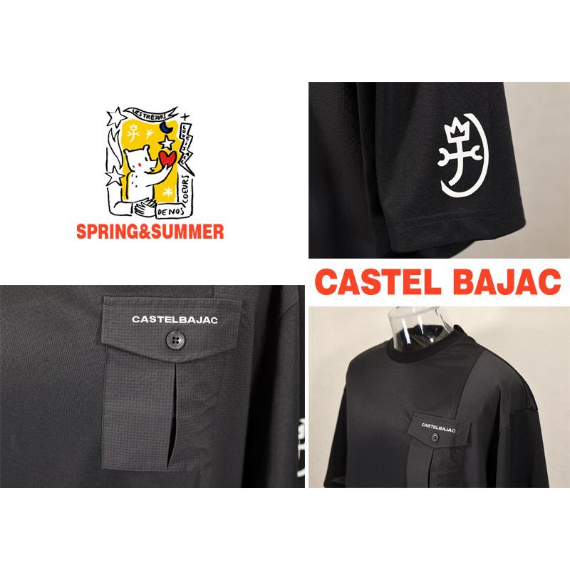 ★２０２５ 春夏【25周年*002*】 50%OFF【gu】カステルバジャック・クルーマックス・切替Tシャツ＜Lサイズ＞-bc219 | CASTELBAJAC | 02