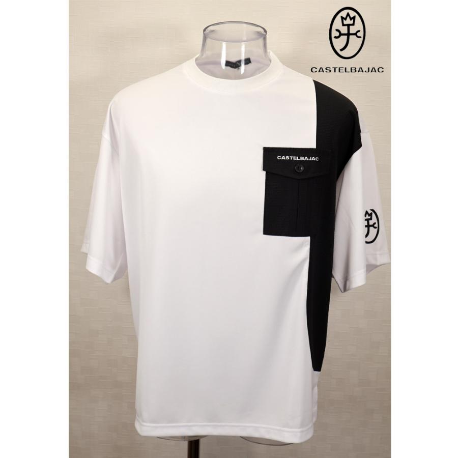 ★２０２５ 春夏【25周年*002*】 50%OFF【gu】カステルバジャック・クルーマックス・切替Tシャツ＜M・L・LL＞-bc220・bc221・bc222 | CASTELBAJAC