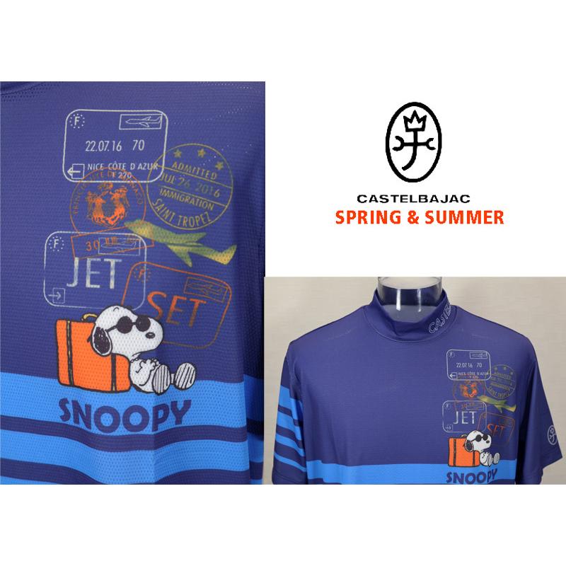 ★２０２５ 春夏 新作 ・３０%OFF・カステルバジャック【*002*】コンプレッションモックネック・Tシャツ＜Lサイズ・LLサイズ＞-bc22・bc23 | CASTELBAJAC | 02