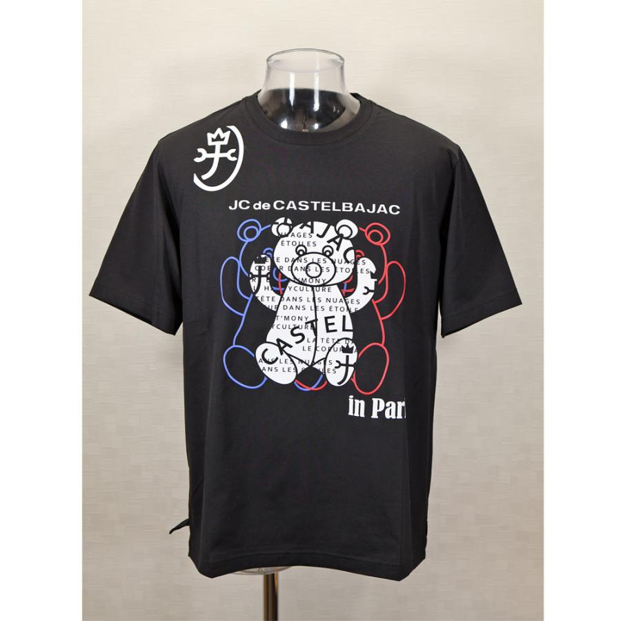 【未使用品タグ付】カステルバジャックポリエステルインクジェットプリンタ半袖シャツ TRANSITION】シルケット加工天竺 バックプリントTシャツ ICONIQ