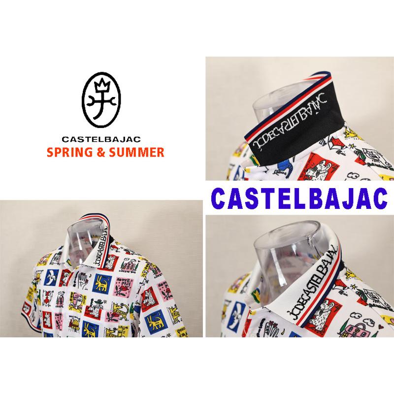 ★２０２５ 春夏 新作 ・３０%OFF・カステルバジャック【*002*】ストレッチ鹿の子昇華柄転写ポロシャツ＜Lサイズ・LLサイズ＞-bc55・bc56 | CASTELBAJAC | 02