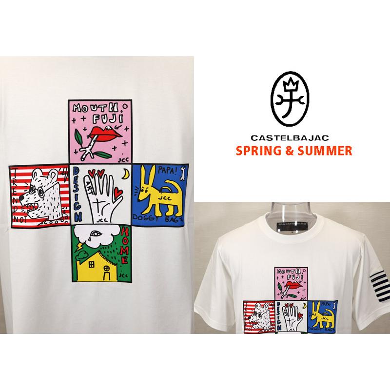 ★２０２５ 春夏 新作・３０%OFF・ カステルバジャック【*002*】50/2天竺アニマル柄・半袖Tシャツ＜Lサイズ・LLサイズ＞-bc71・bc72 | CASTELBAJAC | 02
