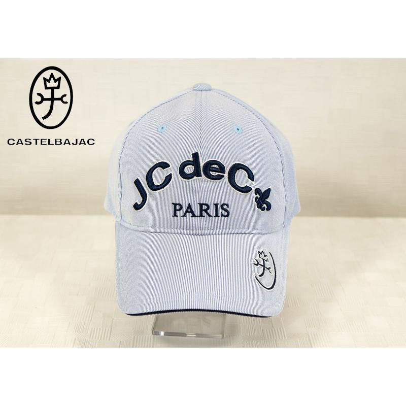 ★２０２５ 春夏 新作 カステルバジャック【*002*】３０%OFF・クールマックス・サッカー地刺繍入りキャップ-bc97 | CASTELBAJAC