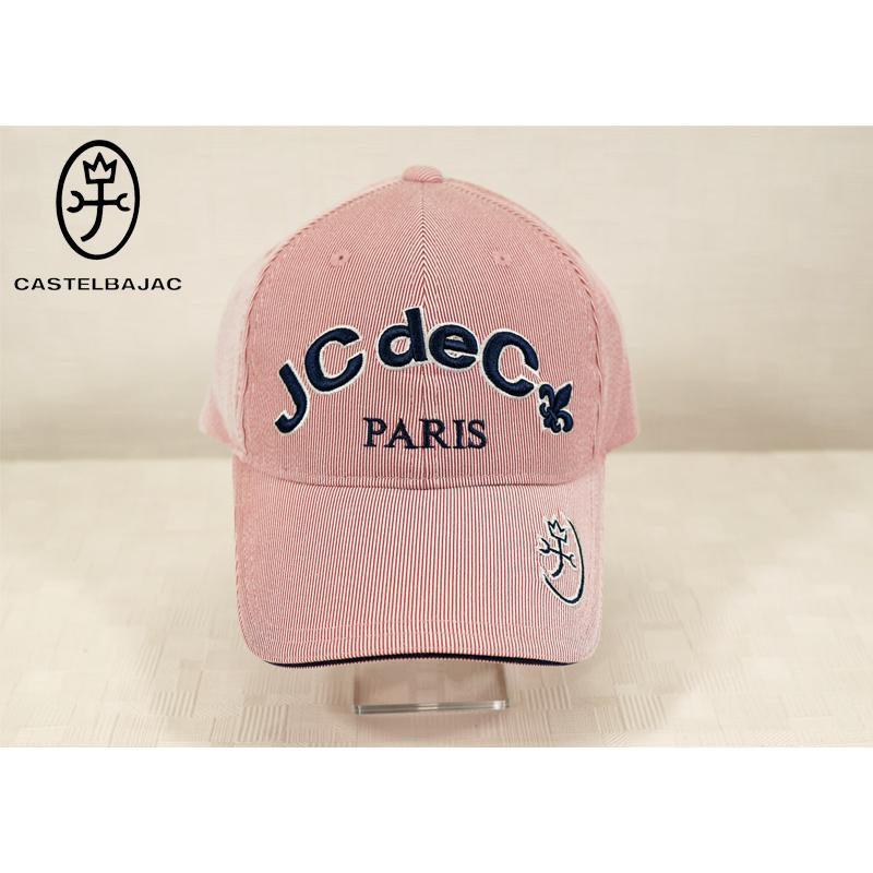 ★２０２５ 春夏 新作 カステルバジャック【*002*】３０%OFF・クールマックス・サッカー地刺繍入りキャップ-bc98 | CASTELBAJAC